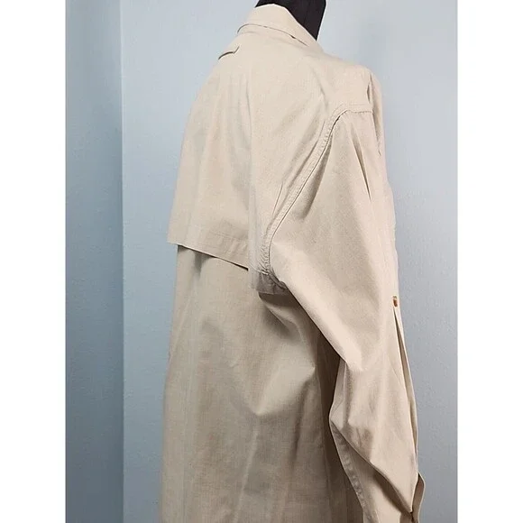 Orvis Mens Medium Long Sleeve Khaki Fishing Shirt Mesh Lined Vented Back - Picture 10 of 16